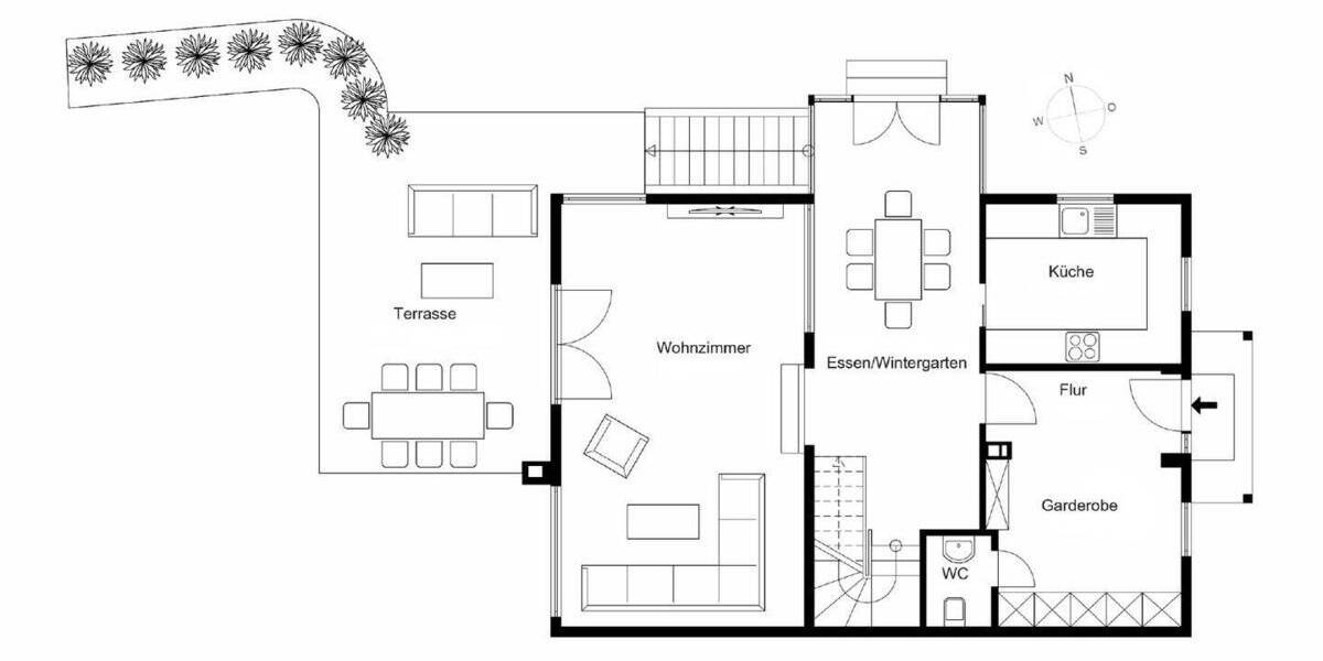 Doppelhaushälfte Gräfelfing - 5 Zimmer, 188 m&sup2;, 3.900&euro; | Angebot:26242287