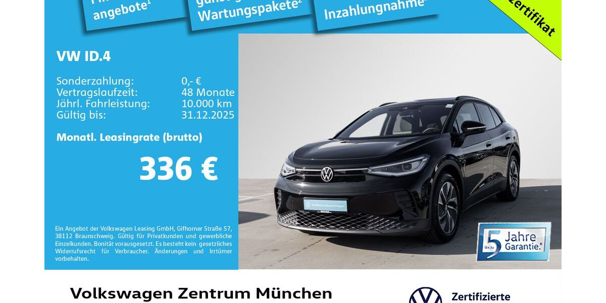 VW ID.4 10.501 km 35.480 &euro; München 80687