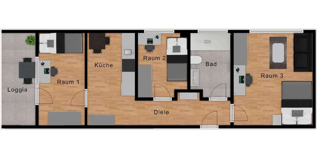 Zimmer München - 860&euro; | Angebot:27117201