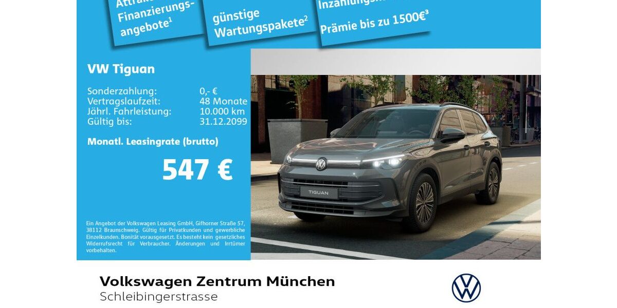 VW Tiguan 8.000 km 48.980 &euro; München 81669