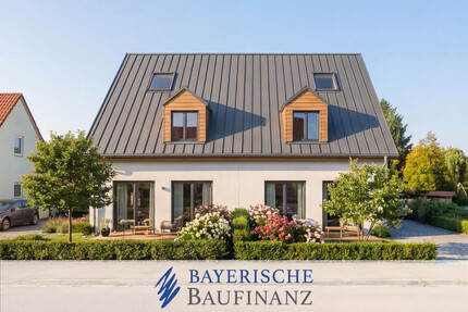 • FAMILIENFREUNDLICHE DHH • NEUBAU • RUHIGE SÜD-LAGE IN FELDMOCHING • 450 M ZU U-BAHN UND S-BAHN • - Haus München Feldmoching-Hasenbergl | Angebot:25328578