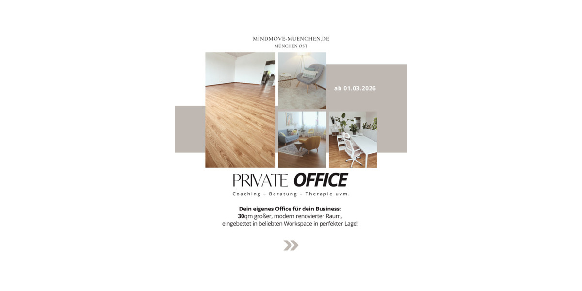 Büro private office (30m²) in Workspace im Münchner Osten: hell, modern, perfekte Infrastruktur zimmer