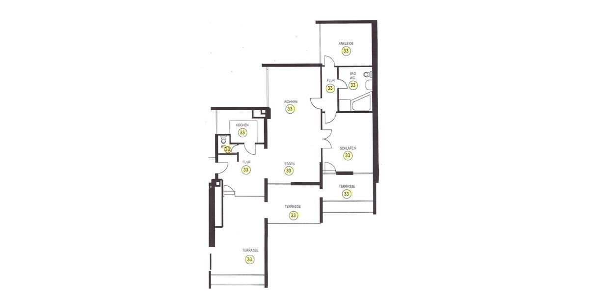 Terrassenwohnung München Bogenhausen - 3 Zimmer, 112 m&sup2;, 869.000&euro; | Angebot:26931226