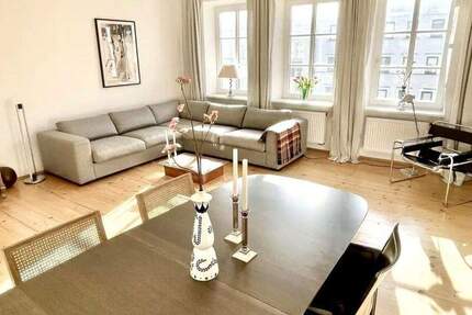 Lehel am Isartor. Zentrale Bestlage. Neu hochwertig möblierte 4 Zimmer. Großer Garten. Ab 3 Monate 4 zimmer