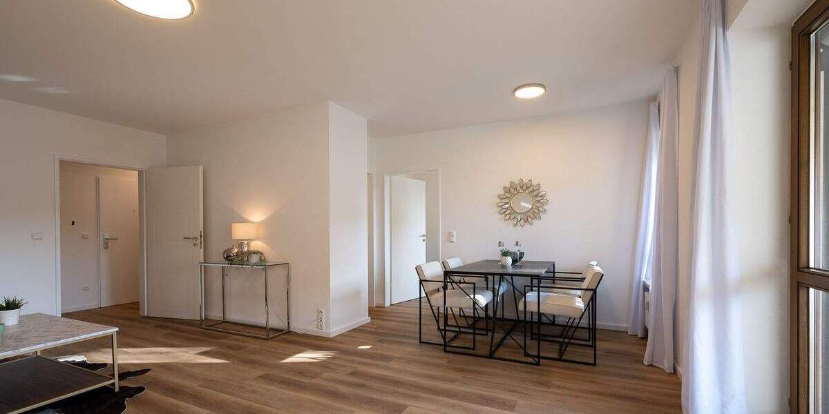 Etagenwohnung Poing - 2 Zimmer, 55 m&sup2;, 299.000&euro; | Angebot:25799387