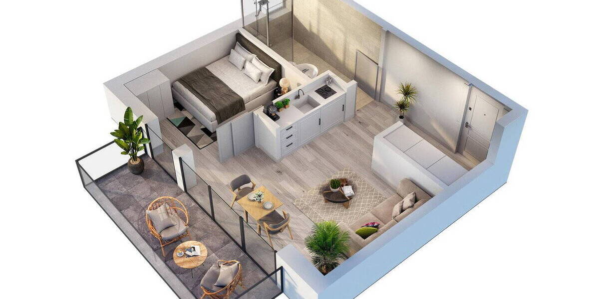 Etagenwohnung München Allach-Untermenzing - 2 Zimmer, 33 m&sup2;, 346.000&euro; | Angebot:26616846