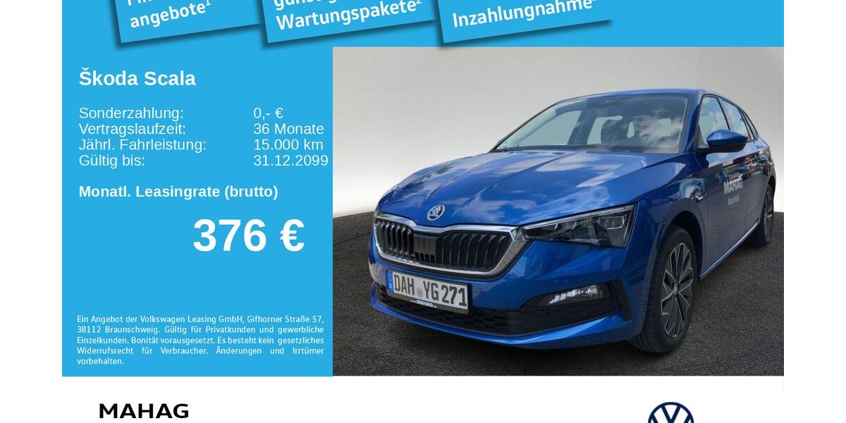 Skoda Scala 3.000 km 25.980 € Dachau 85221