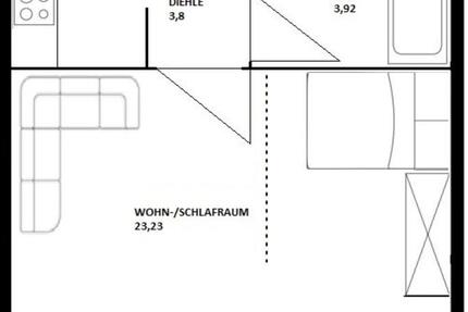 1-Zimmer Wohnung mit Balkon in München - Obergiesing 1 zimmer