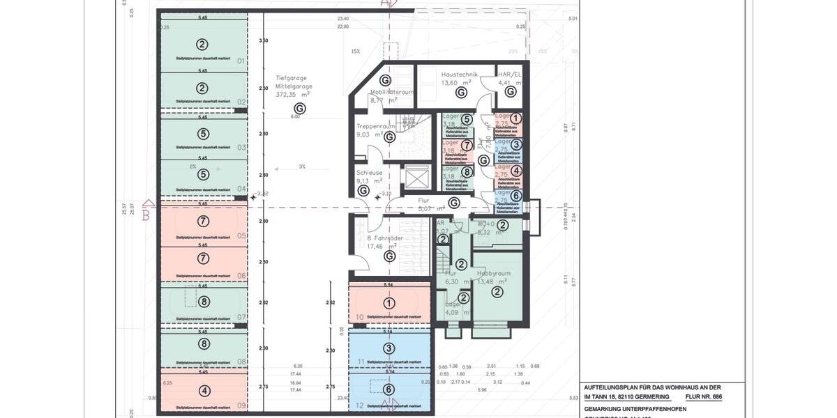 Etagenwohnung Germering - 2 Zimmer, 58 m&sup2;, 1.300&euro; | Angebot:26302592