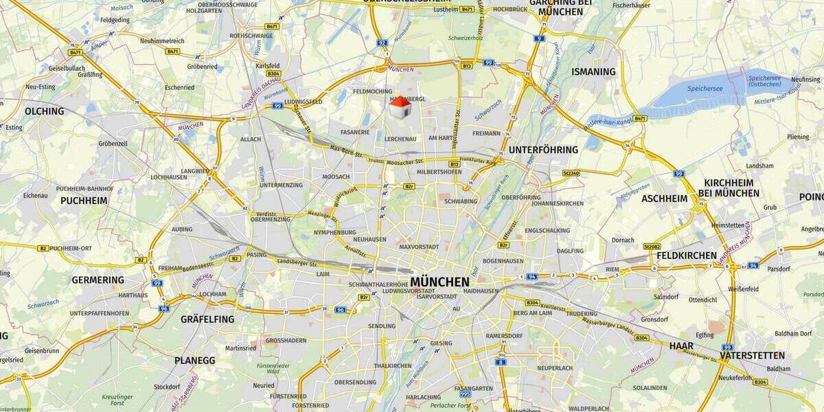 Etagenwohnung München Feldmoching-Hasenbergl - 3 Zimmer, 71 m&sup2;, 420.000&euro; | Angebot:26106611