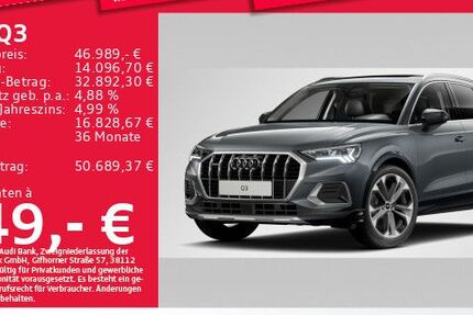 Audi Q3 11.432 km 46.989 &euro; Eching 85386