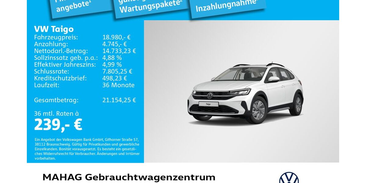 VW Taigo 26.814 km 18.980 &euro; München 80935