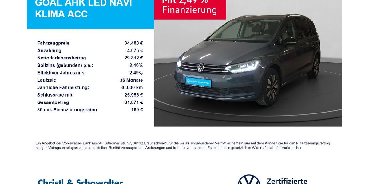 VW Touran 16.950 km 34.488 &euro; München 81476