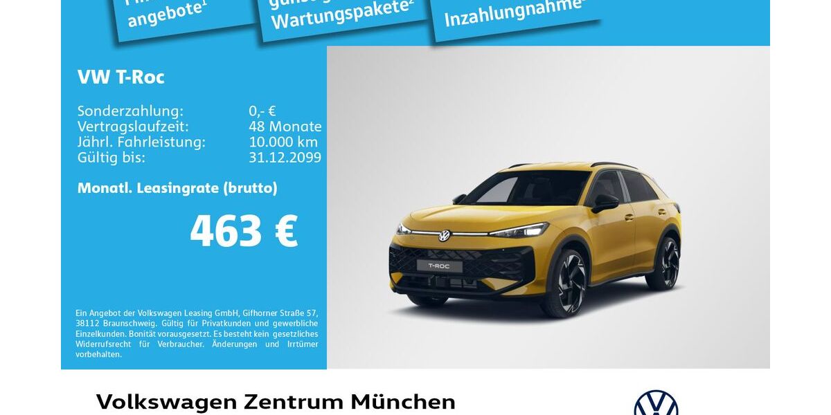 VW T-Roc 5.000 km 35.490 &euro; München 81669
