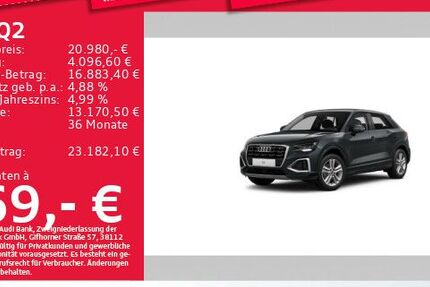 Audi Q2 50.794 km 20.980 &euro; München 81825