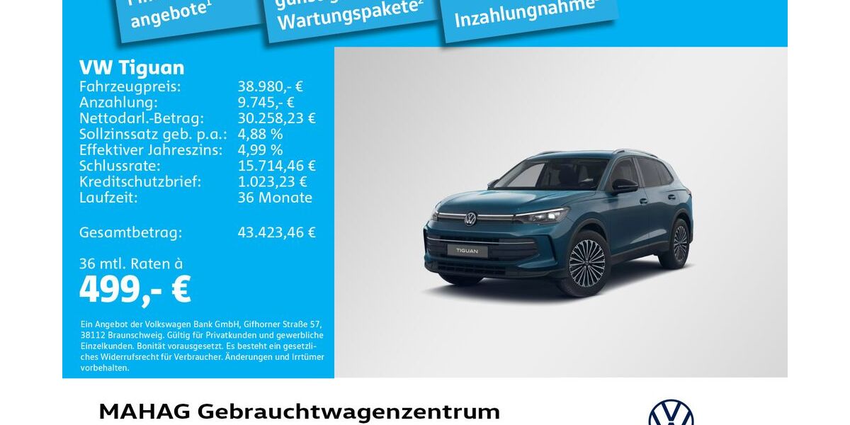 VW Tiguan 15.130 km 38.980 &euro; München 80935