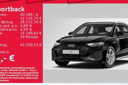 Audi A3 5.437 km 40.389 &euro; Eching 85386