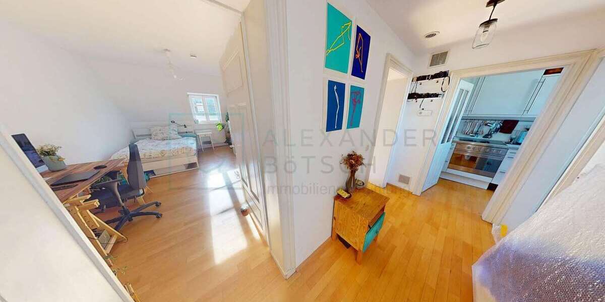 Etagenwohnung München Neuhausen-Nymphenburg - 2 Zimmer, 52 m&sup2;, 565.000&euro; | Angebot:23813639