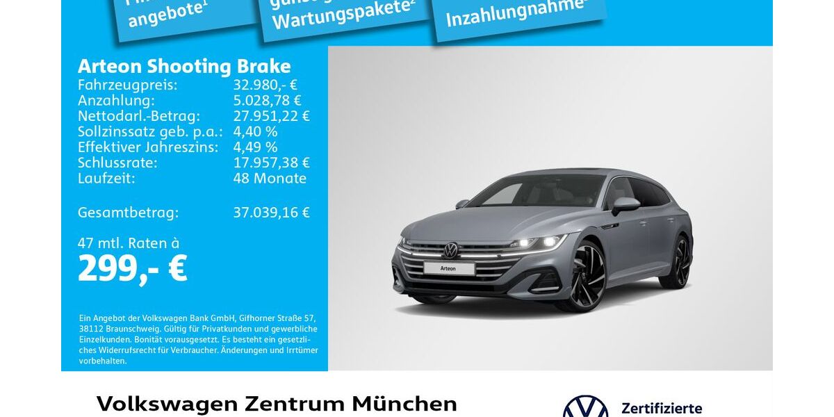 VW Arteon 59.277 km 32.980 &euro; München 80687