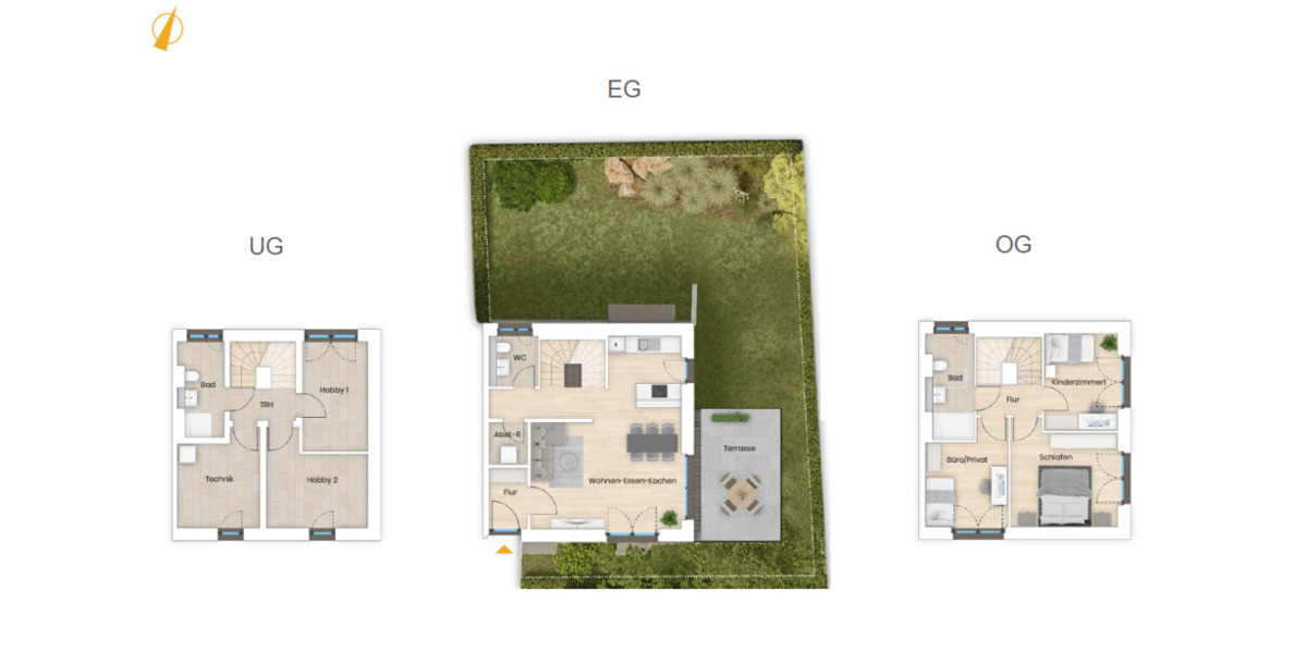 Doppelhaushälfte Markt Schwaben - 5 Zimmer, 124 m&sup2;, 950.000&euro; | Angebot:25698387