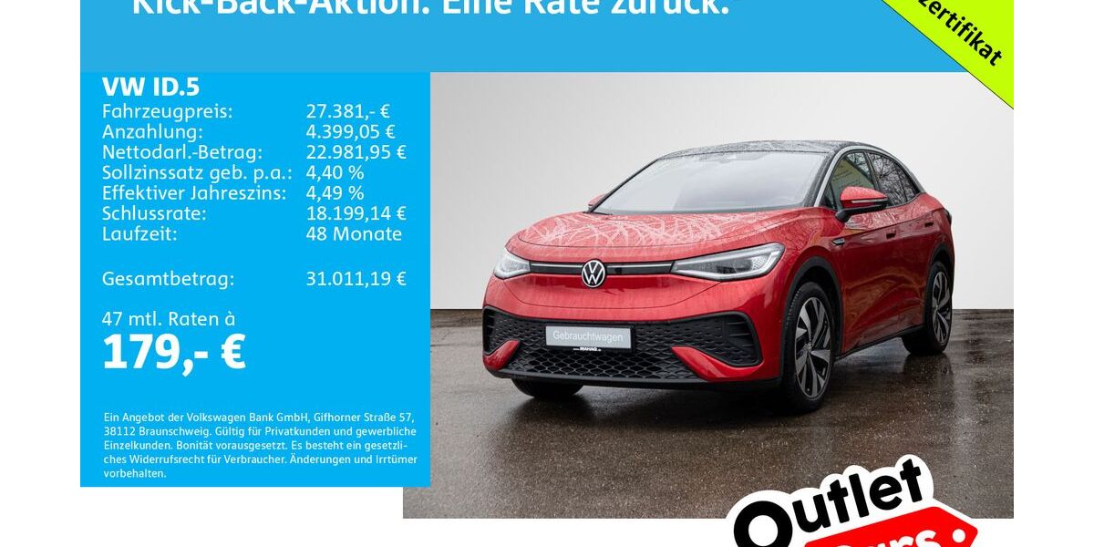 VW ID.5 47.123 km 26.483 &euro; Dachau 85221