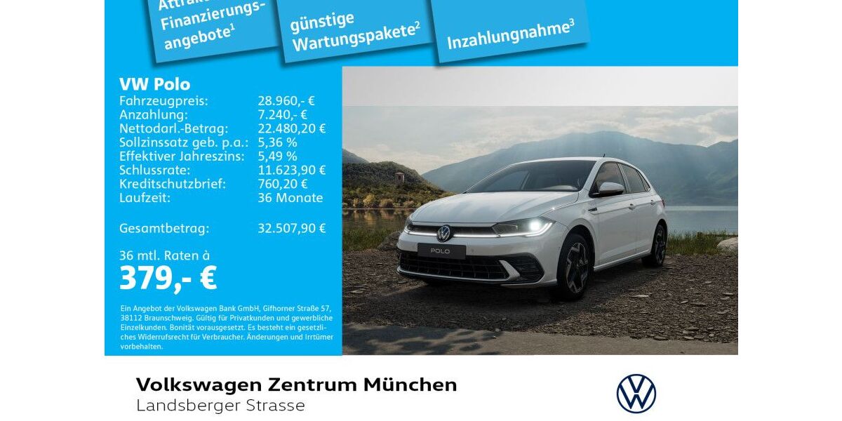VW Polo 3.000 km 28.960 &euro; München 80687
