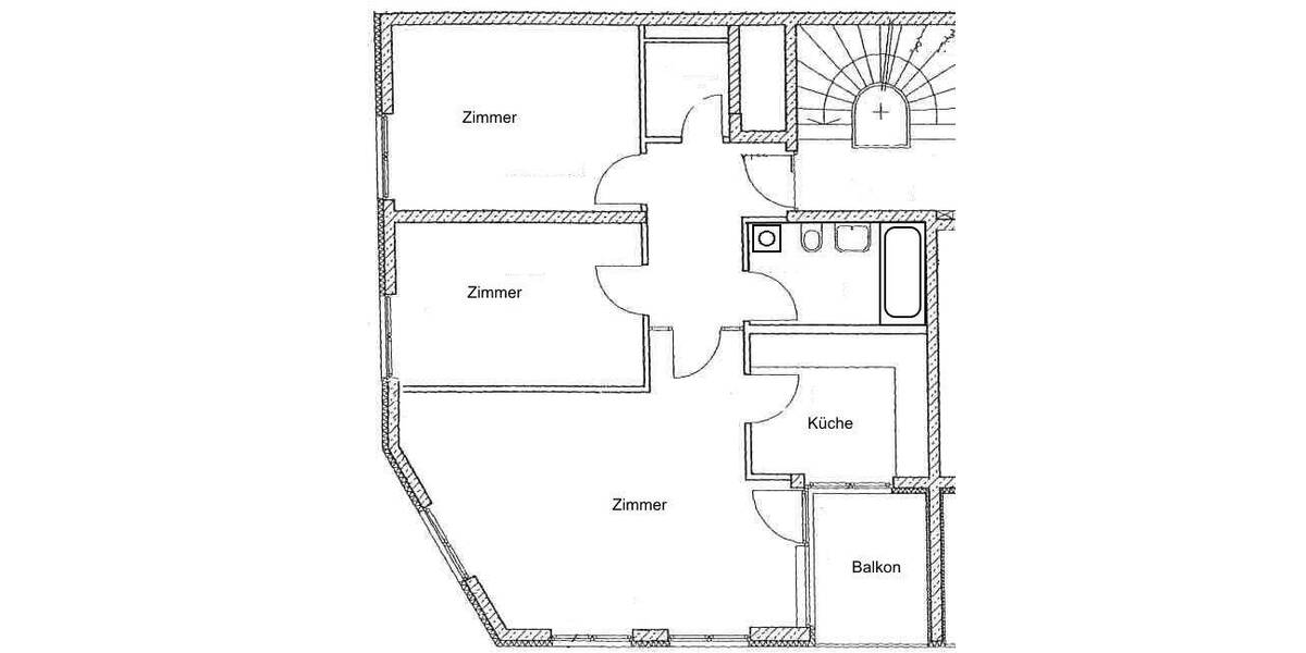Etagenwohnung München Milbertshofen-Am Hart - 3 Zimmer, 90 m&sup2;, 1.453&euro; | Angebot:26568740