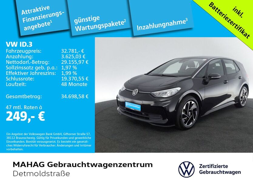VW ID.3 17.400 km 30.855 € München 80935