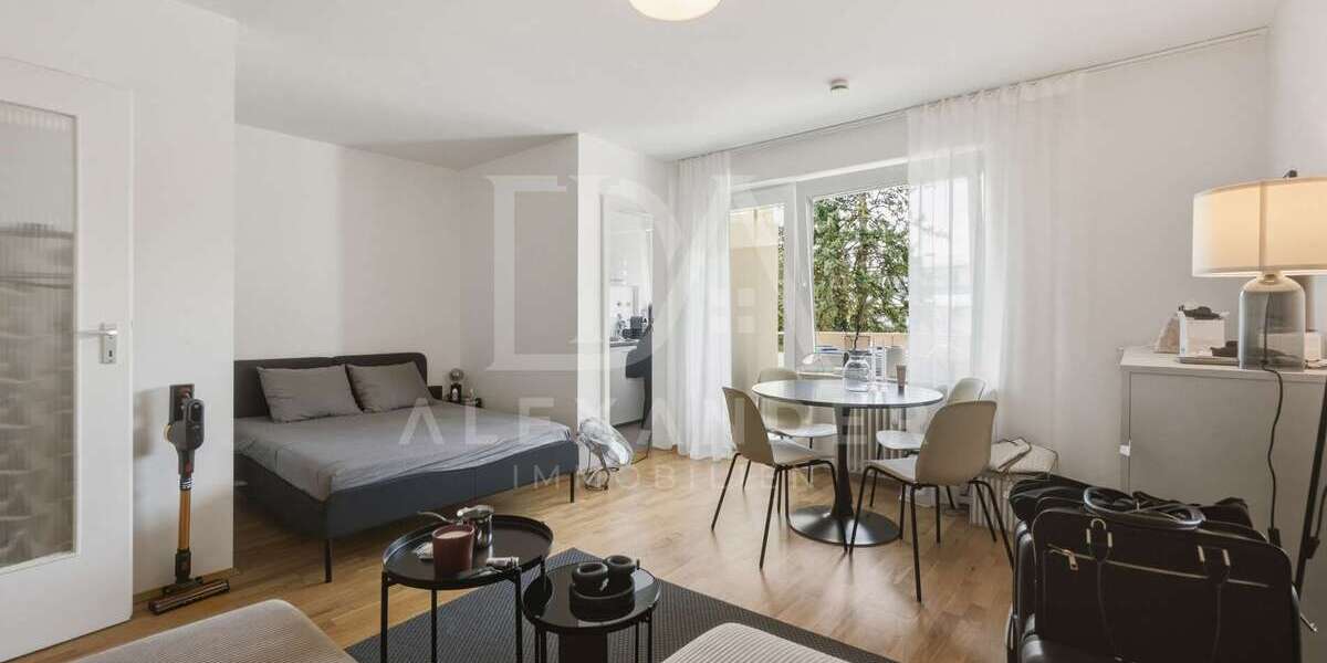 Etagenwohnung München Bogenhausen - 1 Zimmer, 32 m&sup2;, 275.000&euro; | Angebot:27184838