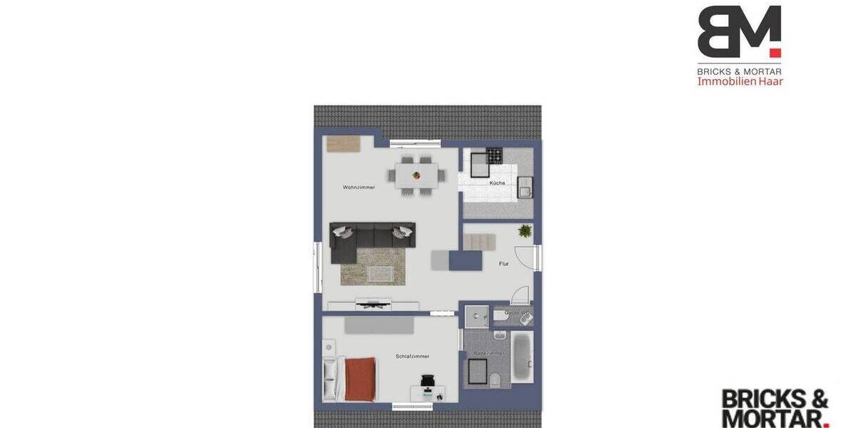 Etagenwohnung München Trudering-Riem - 2 Zimmer, 72 m&sup2;, 490.000&euro; | Angebot:26929872