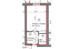 Etagenwohnung München Au-Haidhausen - 1 Zimmer, 22 m&sup2;, 1.050&euro; | Angebot:26602968