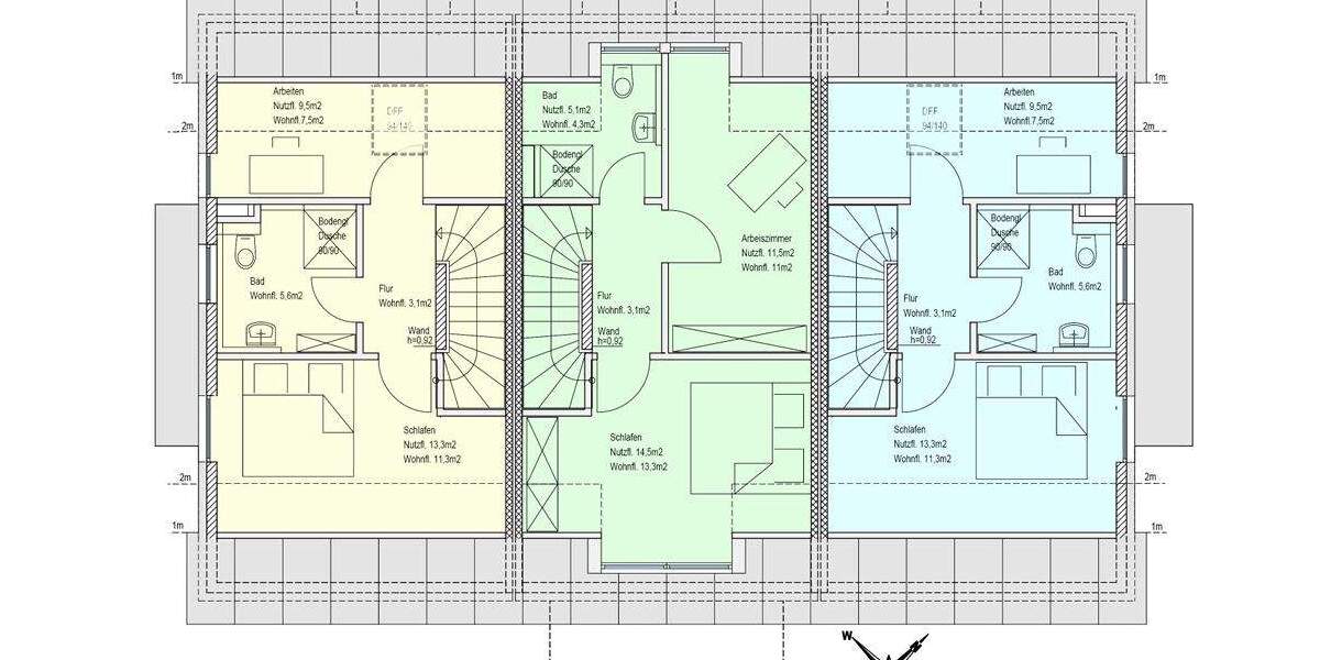 Reihenendhaus Olching - 5 Zimmer, 131 m&sup2;, 1.035.000&euro; | Angebot:24791659