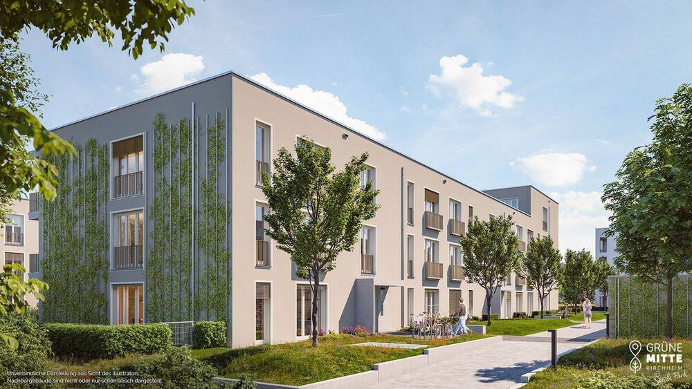 Terrassenwohnung Kirchheim b. München Heimstetten - 3 Zimmer, 98 m&sup2;, 920.000&euro; | Angebot:25664021