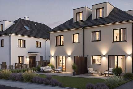 Noch 1 Haus verfügbar Bezug FrühjahrSommer 2026! Neubau-Haushälfte mit Süd-West Garten 5 zimmer
