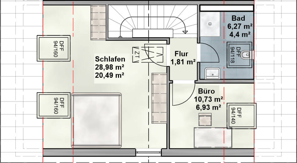 Reihenendhaus München Allach-Untermenzing - 6 Zimmer, 151 m&sup2;, 1.290.000&euro; | Angebot:26273009