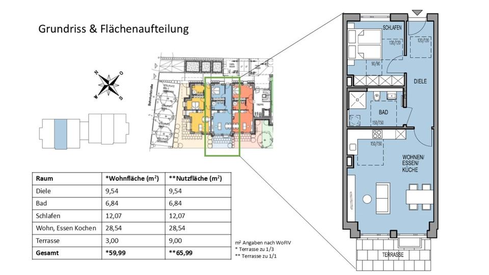 2-Zimmer-Neubauwohnung mit TG in Vaterstetten und S-Bahn ums Eck 2 zimmer