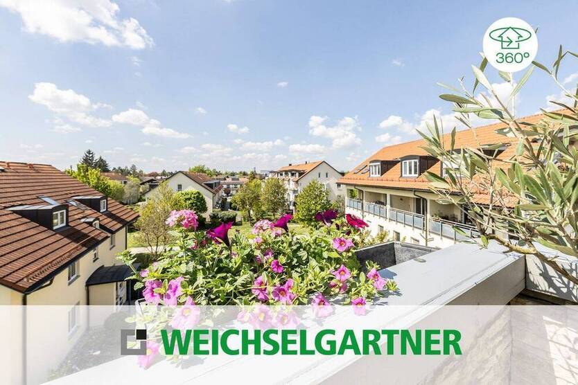 Lichtdurchflutete Dachgeschoßwohnung mit Südwest-Balkon in charmanter Lage