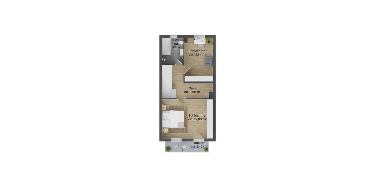 Reihenmittelhaus München Ramersdorf-Perlach - 5 Zimmer, 147 m&sup2;, 989.000&euro; | Angebot:26744811