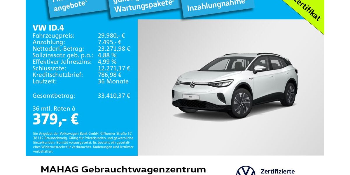 VW ID.4 25.197 km 29.980 &euro; München 80935
