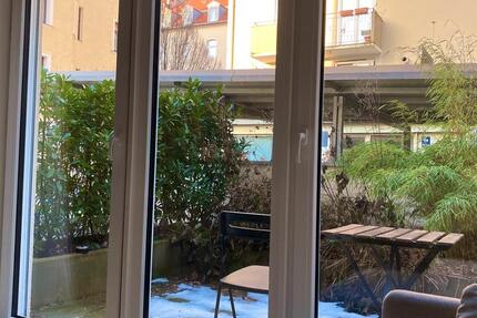 1 Zimmerwohnung ruhige grüne Terrasse im Innenhof Obergiesing 1 zimmer