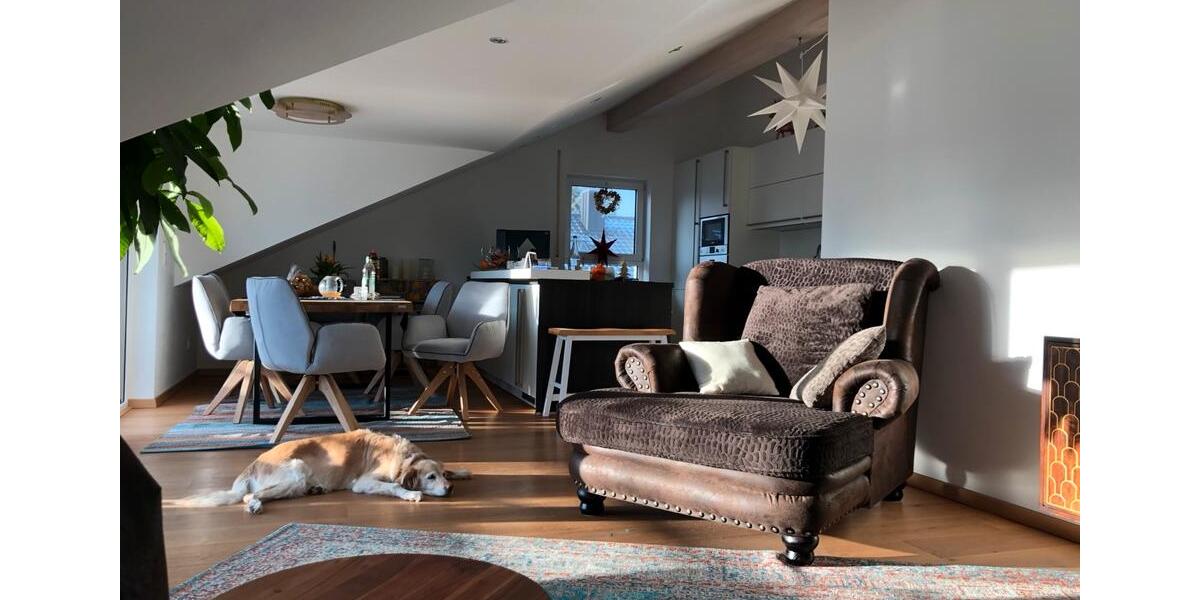 Dachgeschoßwohnung Moosinning - 3 Zimmer, 78 m&sup2;, 1.300&euro; | Angebot:26396892