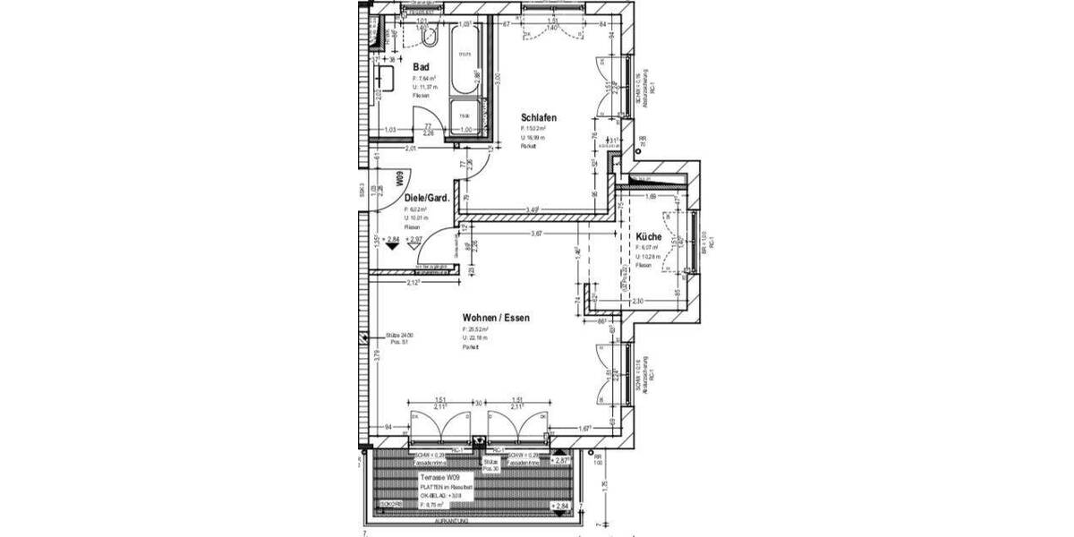 Etagenwohnung München Thalk.Obersendl.-Forsten-Fürstenr.-Solln - 2 Zimmer, 64 m&sup2;, 1.395&euro; | Angebot:26853038