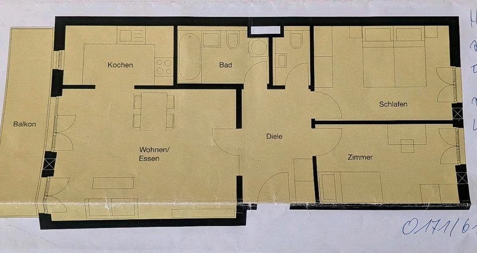 Etagenwohnung Aschheim - 3 Zimmer, 73 m&sup2;, 499.000&euro; | Angebot:26039813