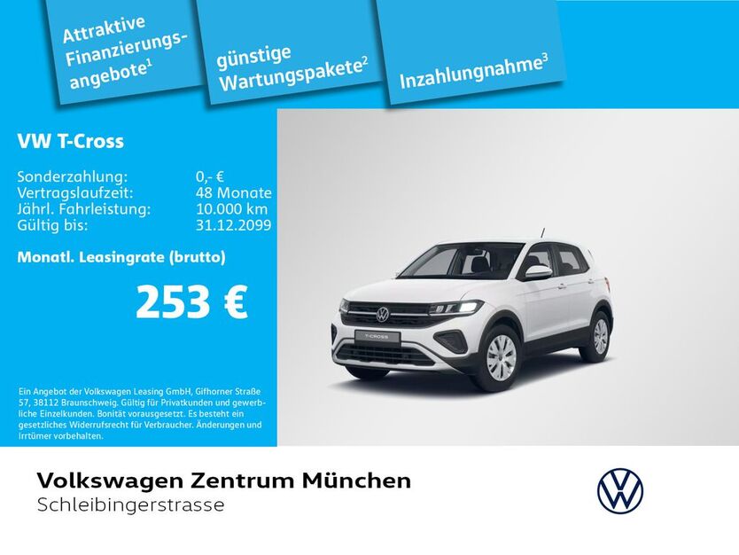 VW T-Cross 3.000 km 20.980 € München 81669