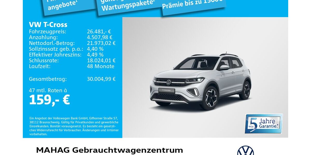 VW T-Cross 4.392 km 26.481 &euro; München 80935