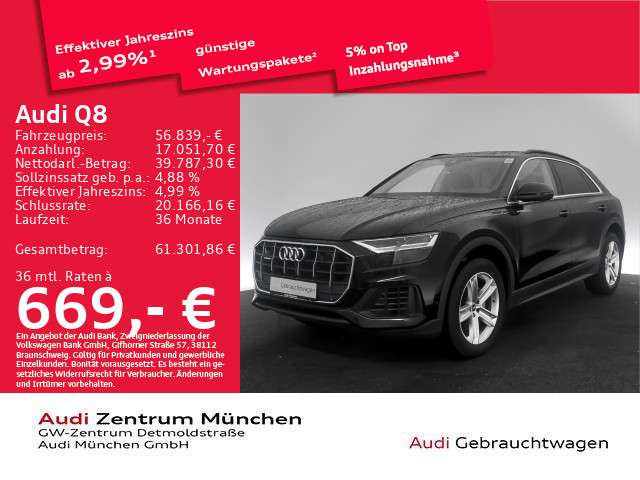 Audi Q8 70.778 km 56.839 &euro; München 80935