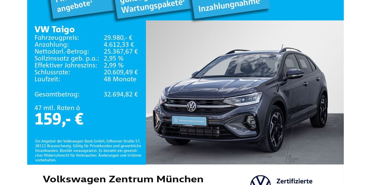 VW Taigo 9.050 km 29.980 &euro; München 80687