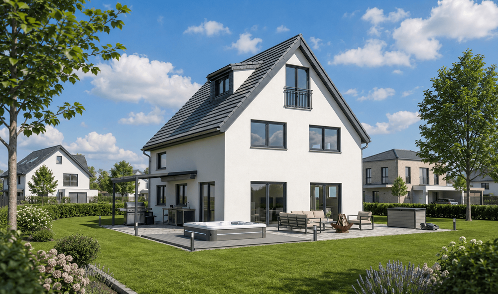 EFH Neubau! freistehendes Einfamilienhaus mitten in Oberschleißheim - Einfamilienhaus Oberschleißheim Oberschleißheim | Angebot:27104340