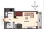 Etagenwohnung München Thalkirchen-Obersendling-Forstenried-Fürstenried-S - 1 Zimmer, 34 m&sup2;, 305.000&euro; | Angebot:26823821