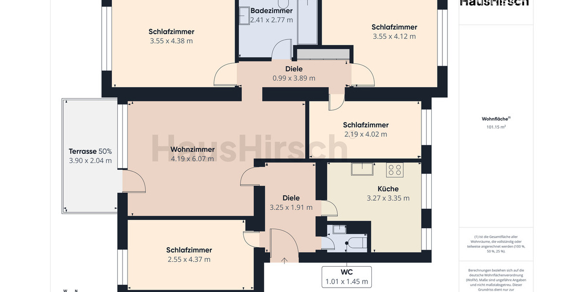 Etagenwohnung Gilching - 5 Zimmer, 99 m&sup2;, 339.950&euro; | Angebot:25784341